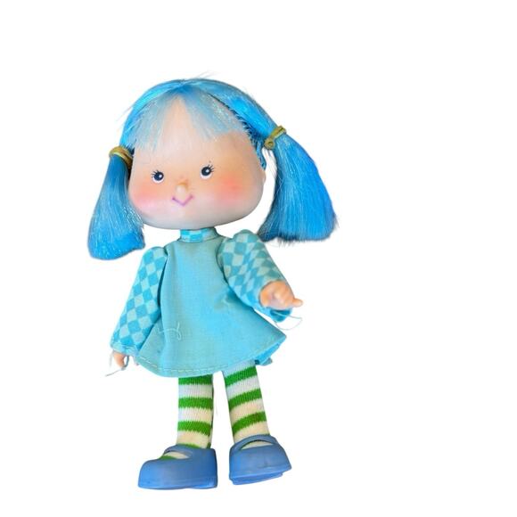 Vintage '80s Strawberry Shortcake - Blueberry Muffin Doll - American Greetings - Picture 4 of 7